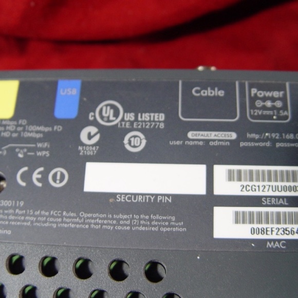 NETGEAR CG3000D DOCSIS 3.0 Cable Modem WiFi Router with Power Cable - Picture 5 of 5